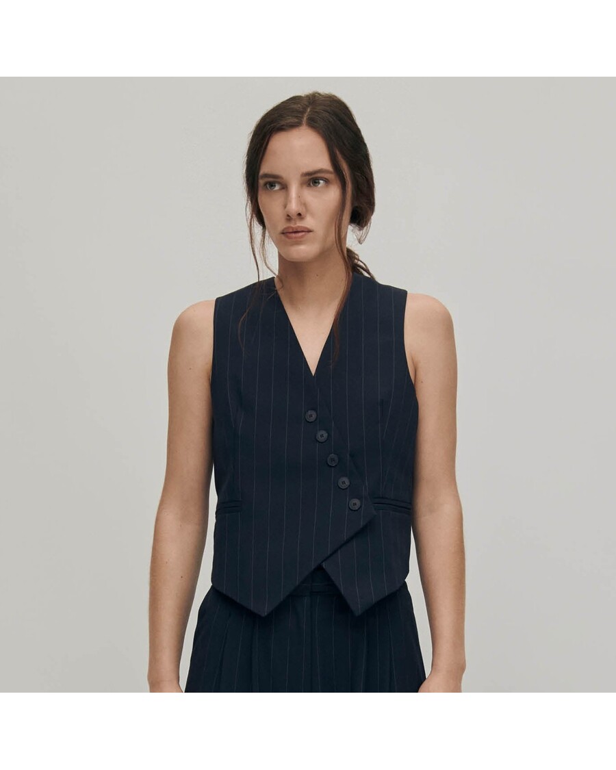 Alohas Poppy Navy Vest