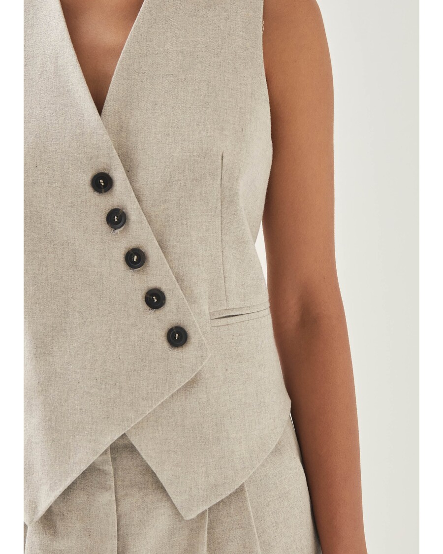 Alohas Totti Cream Vest