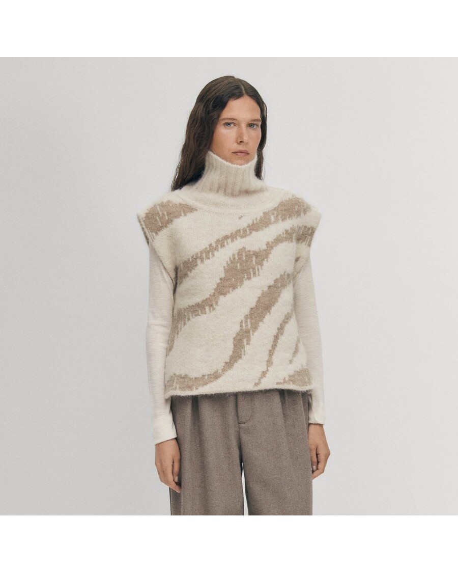 Alohas Bergen Ecru Vest