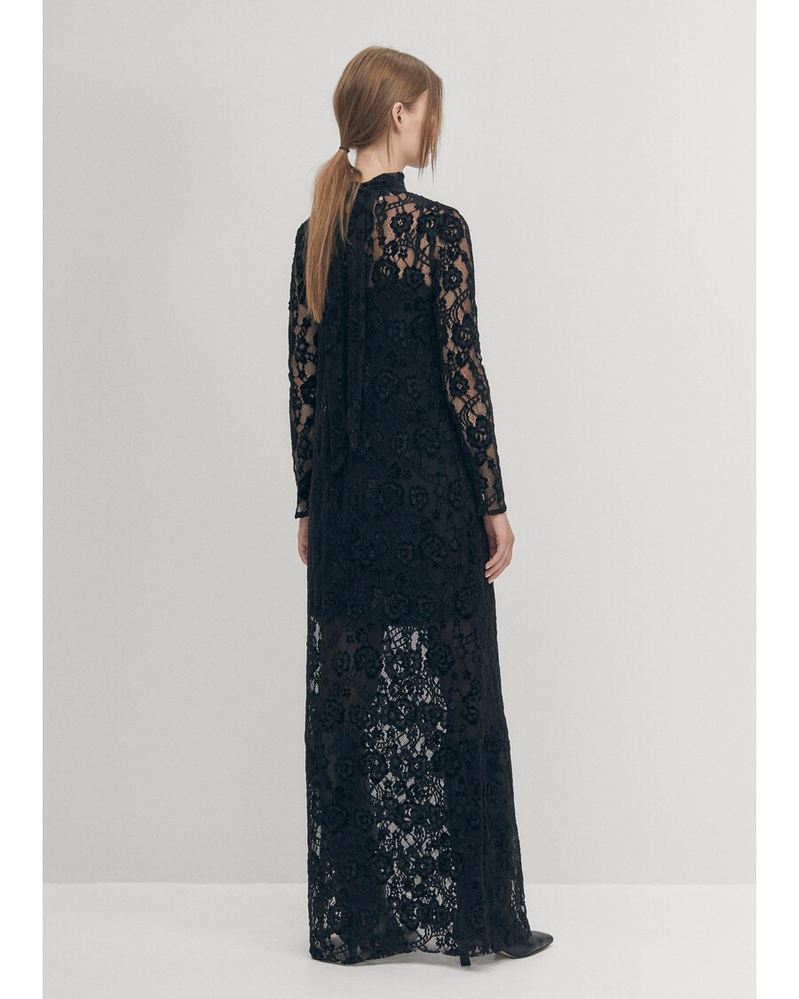 Alohas Tiban Lace Black Dress