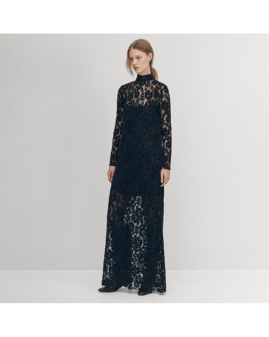 Alohas Tiban Lace Black Dress