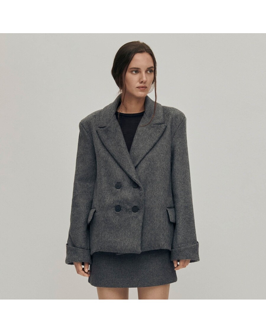 Alohas Mei Grey Coat