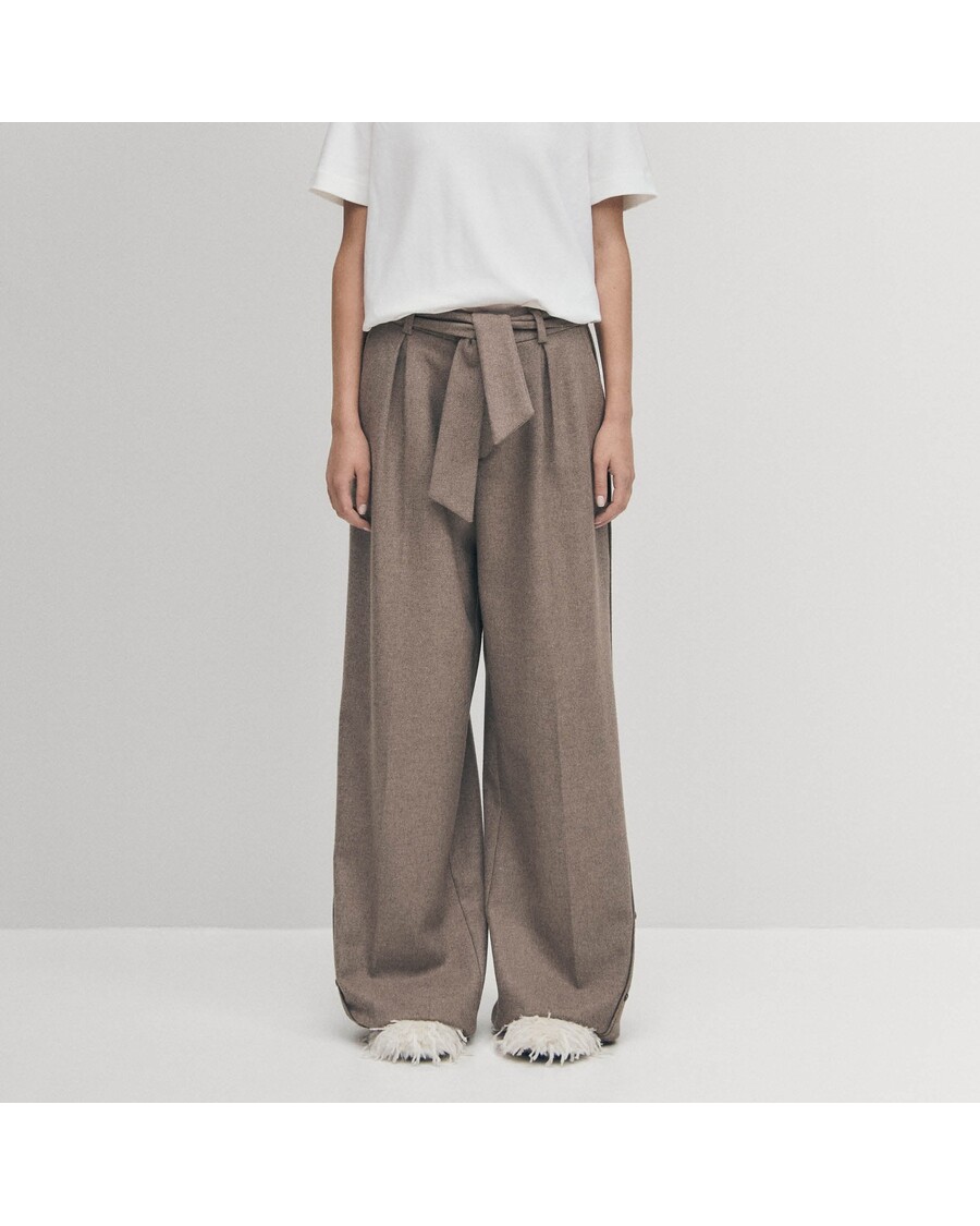 Alohas Abbie Taupe Trousers
