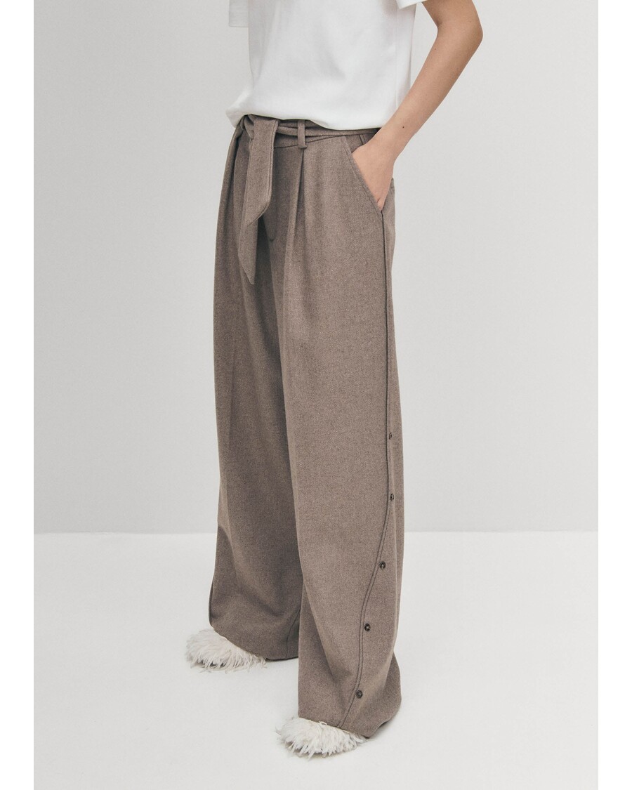 Alohas Abbie Taupe Trousers