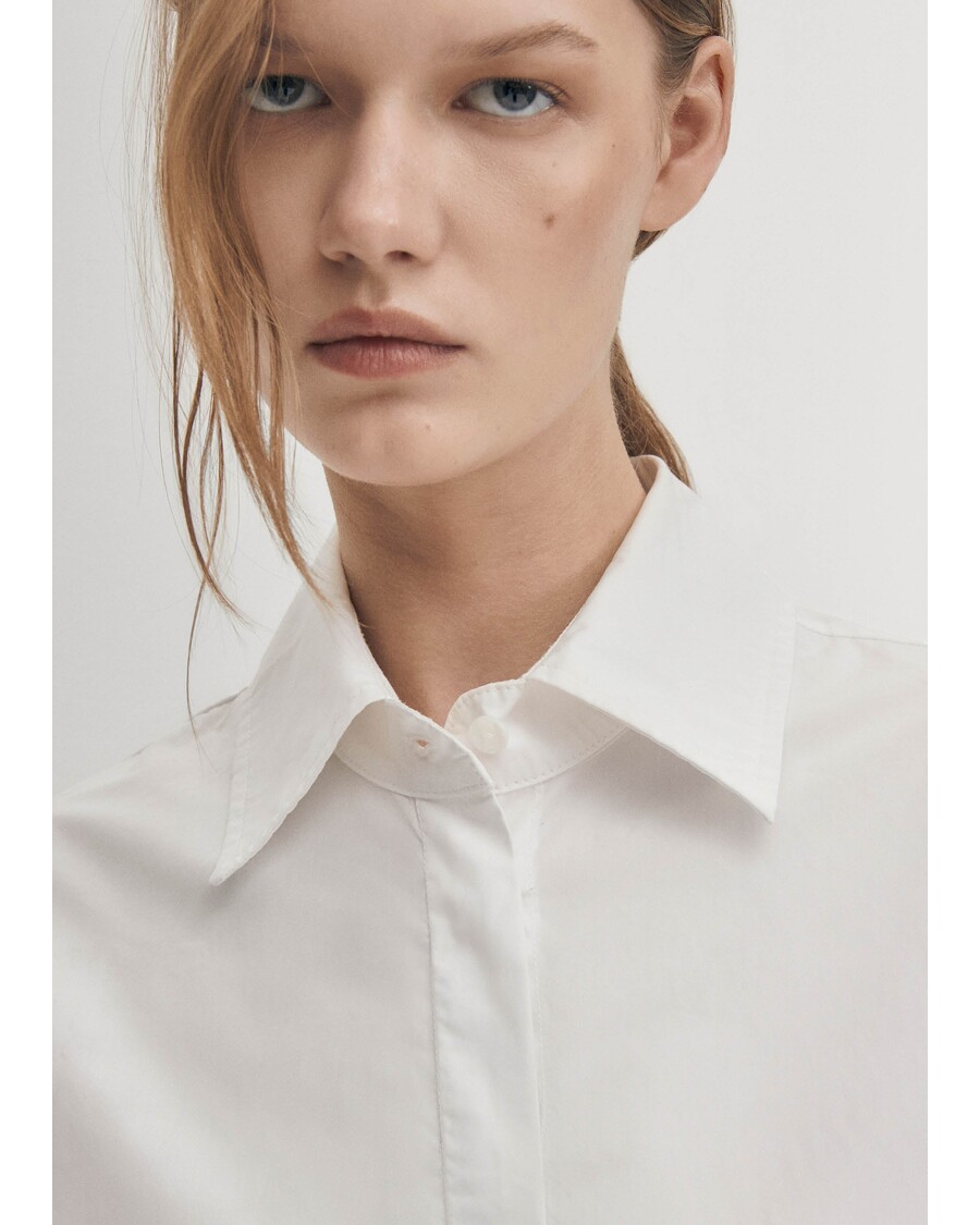 λευκό πουκάμισο Alohas Sugar