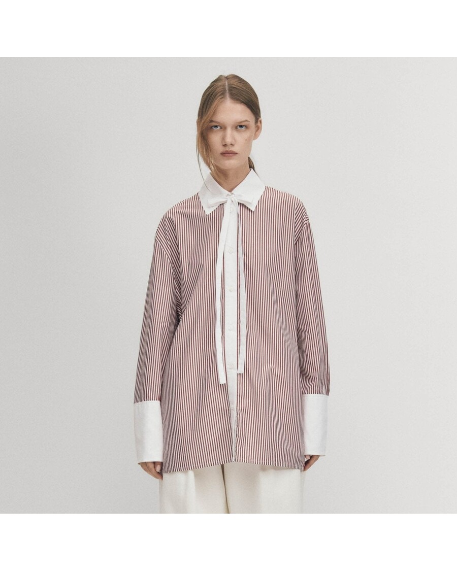 Alohas Sempe Red Stripes Shirt