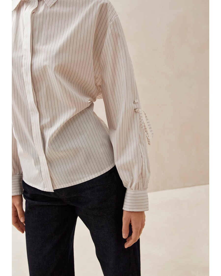 Alohas Sugar Red Thin Stripes Shirt