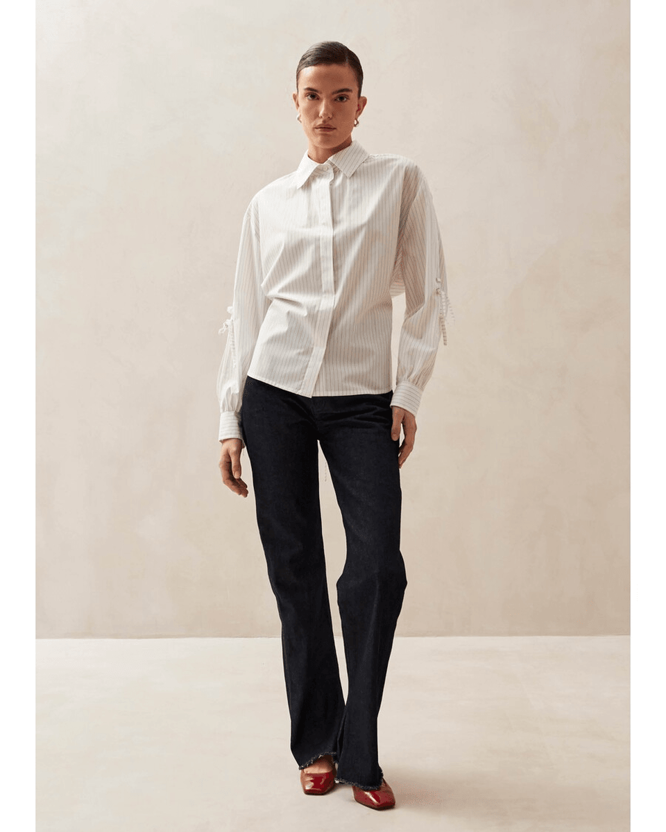 Alohas šećer Crvene Tanke Pruge Košulja