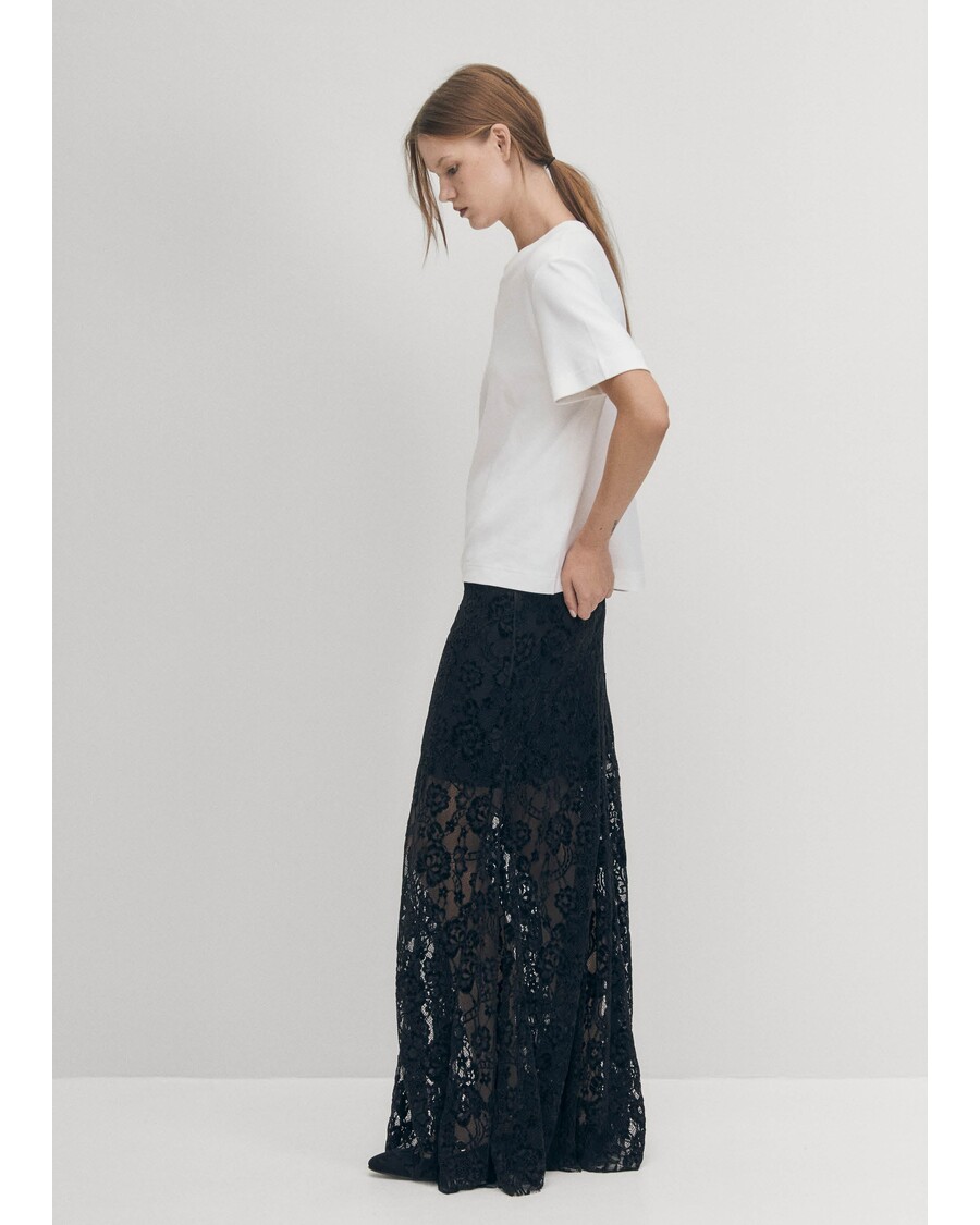 Alohas Bundi Lace Black Skirt
