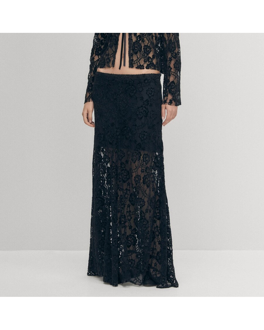 Alohas Bundi Lace Black Skirt