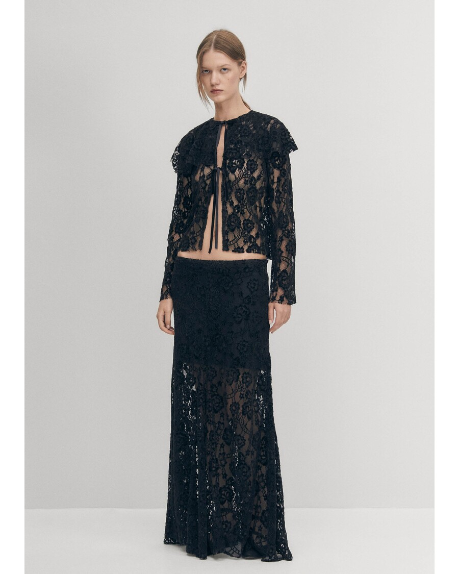 Alohas Bundi Lace Black Skirt