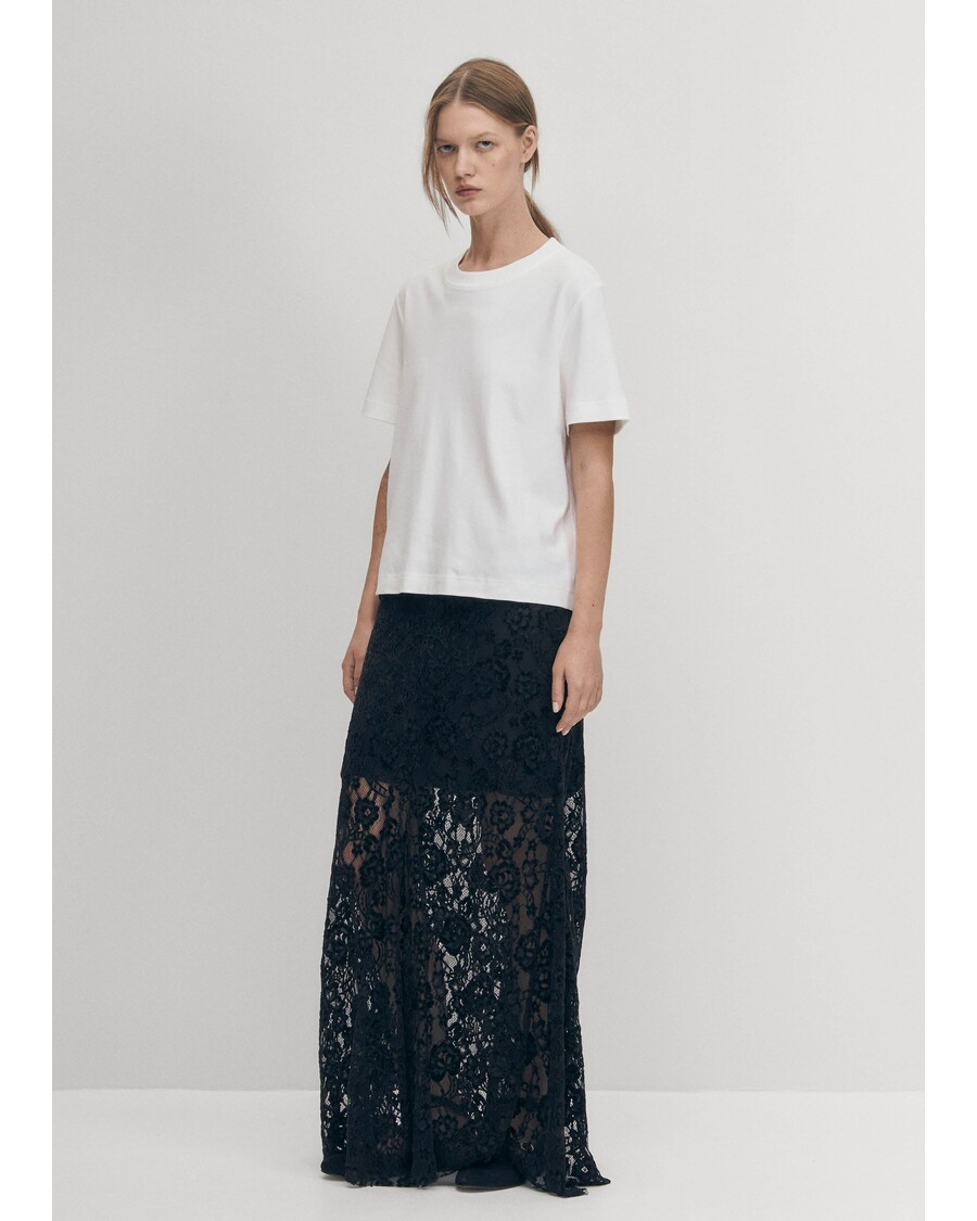 Alohas Bundi Lace Black Skirt