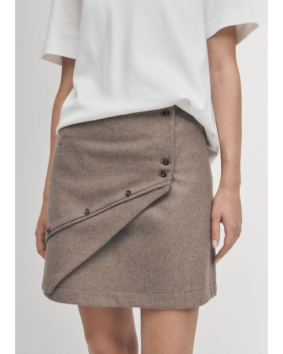 Alohas Adela Taupe Skirt