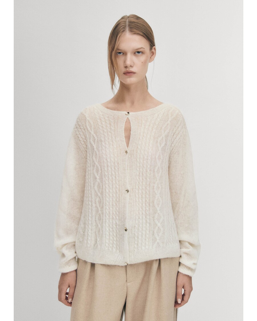 Alohas Corden Cream Cardigan
