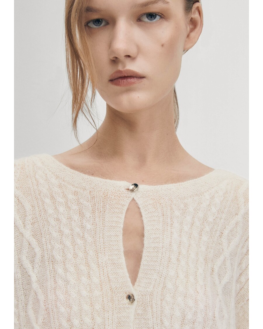 Alohas Corden Cream Cardigan