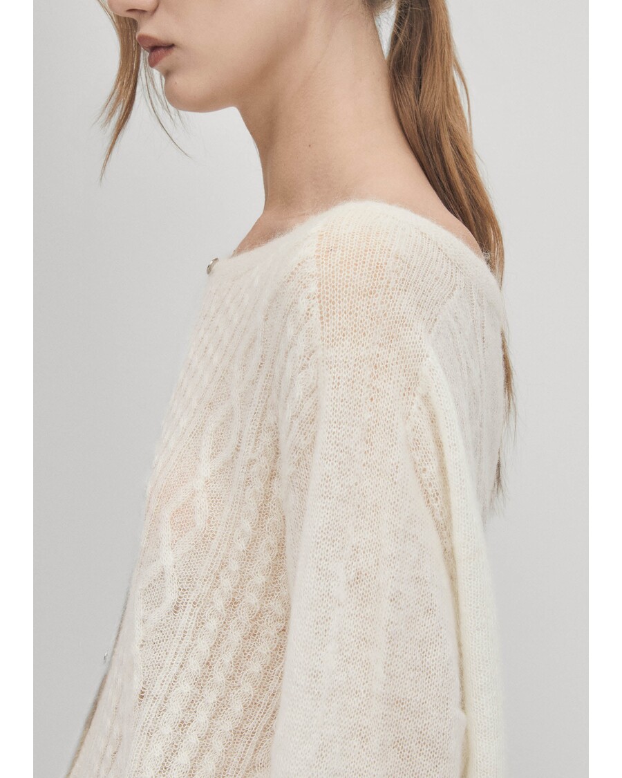 Alohas Corden Cream Cardigan
