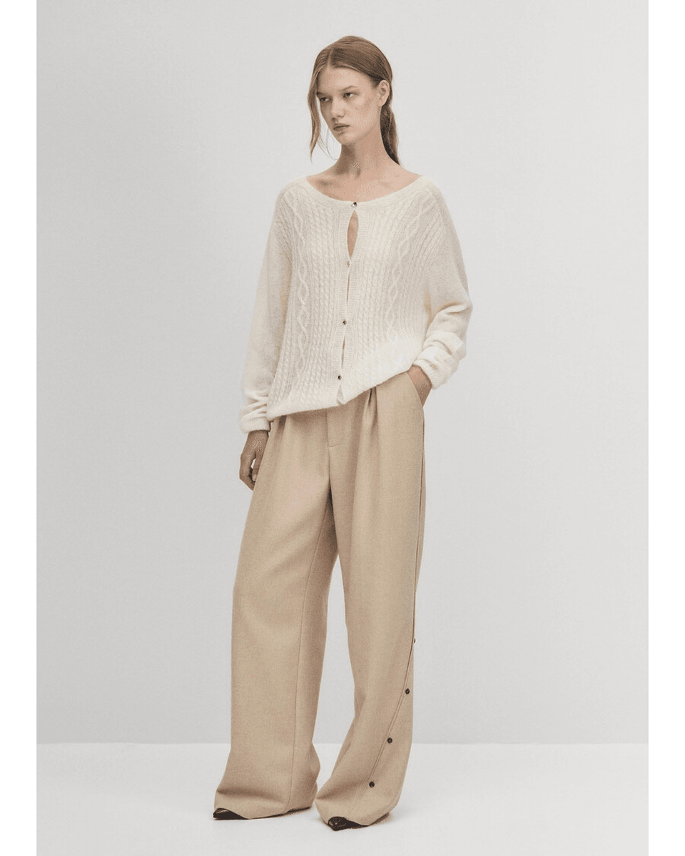 Alohas Corden Krem Kardigan