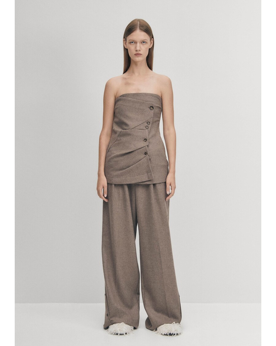 Alohas Moon Taupe Top