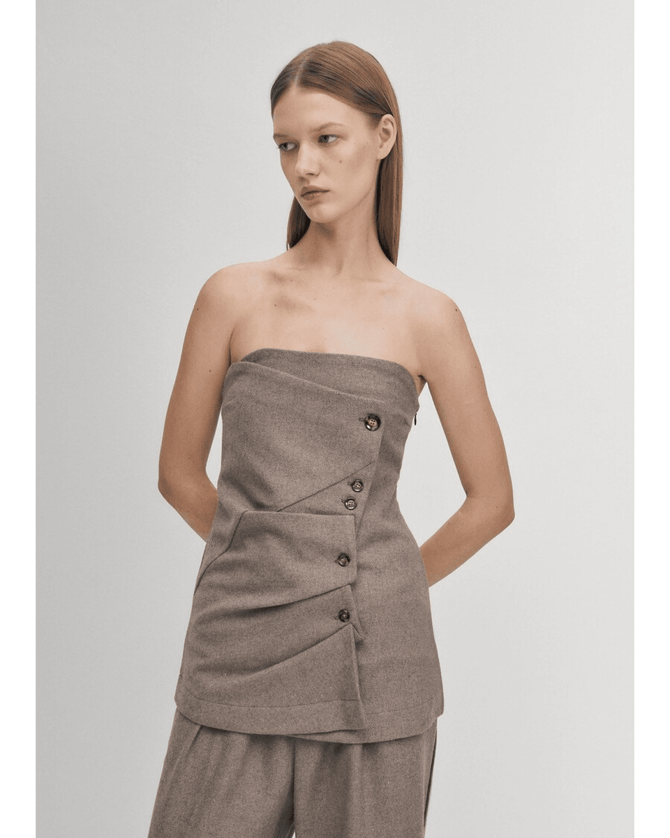 Alohas Mesec Taupe Top