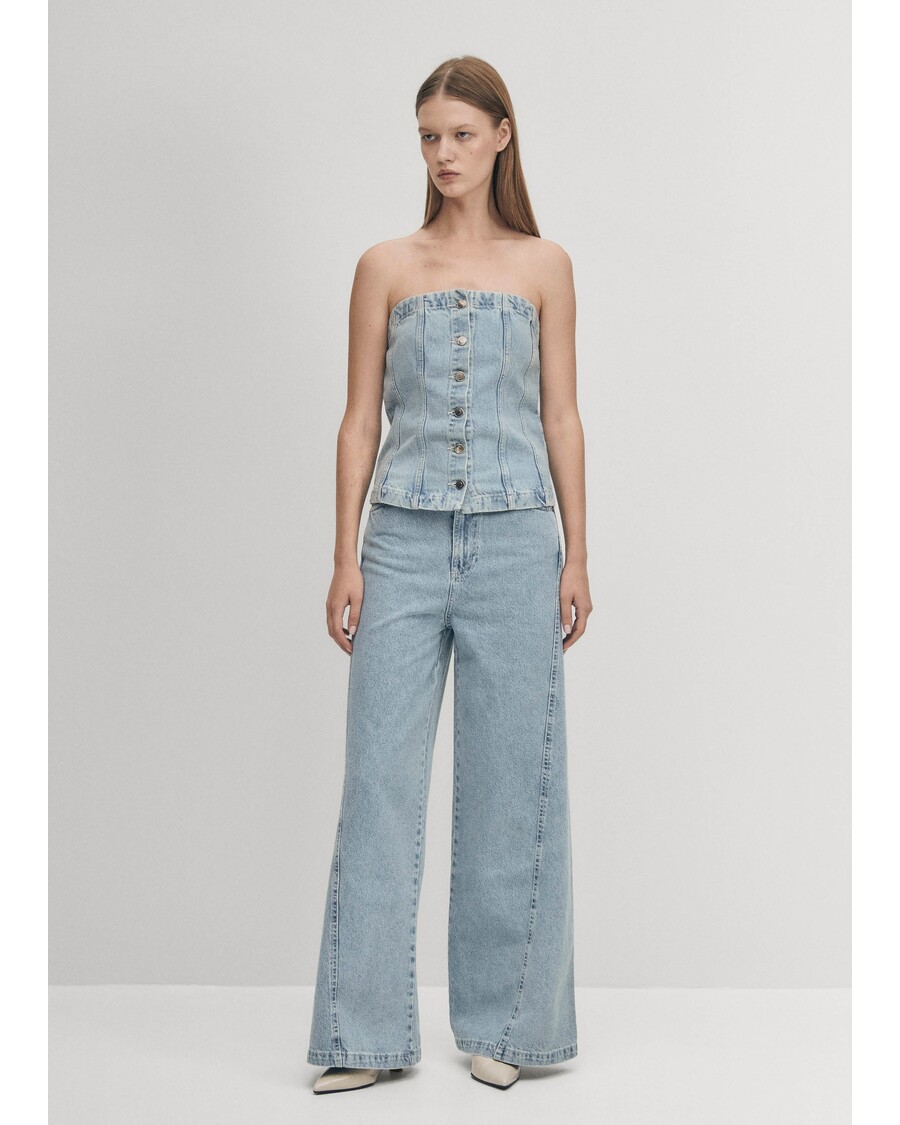 Alohas Magda Blue Denim Pants