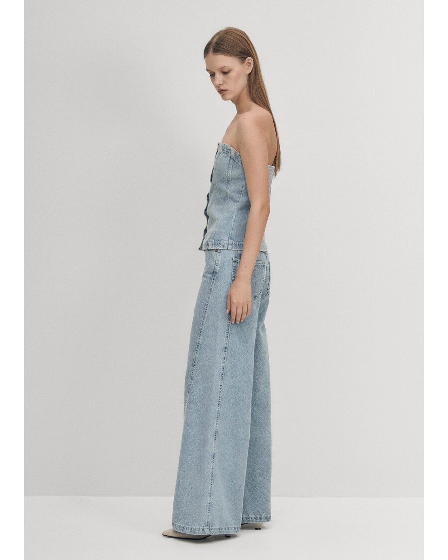 Alohas Troyes Blue Denim Tank