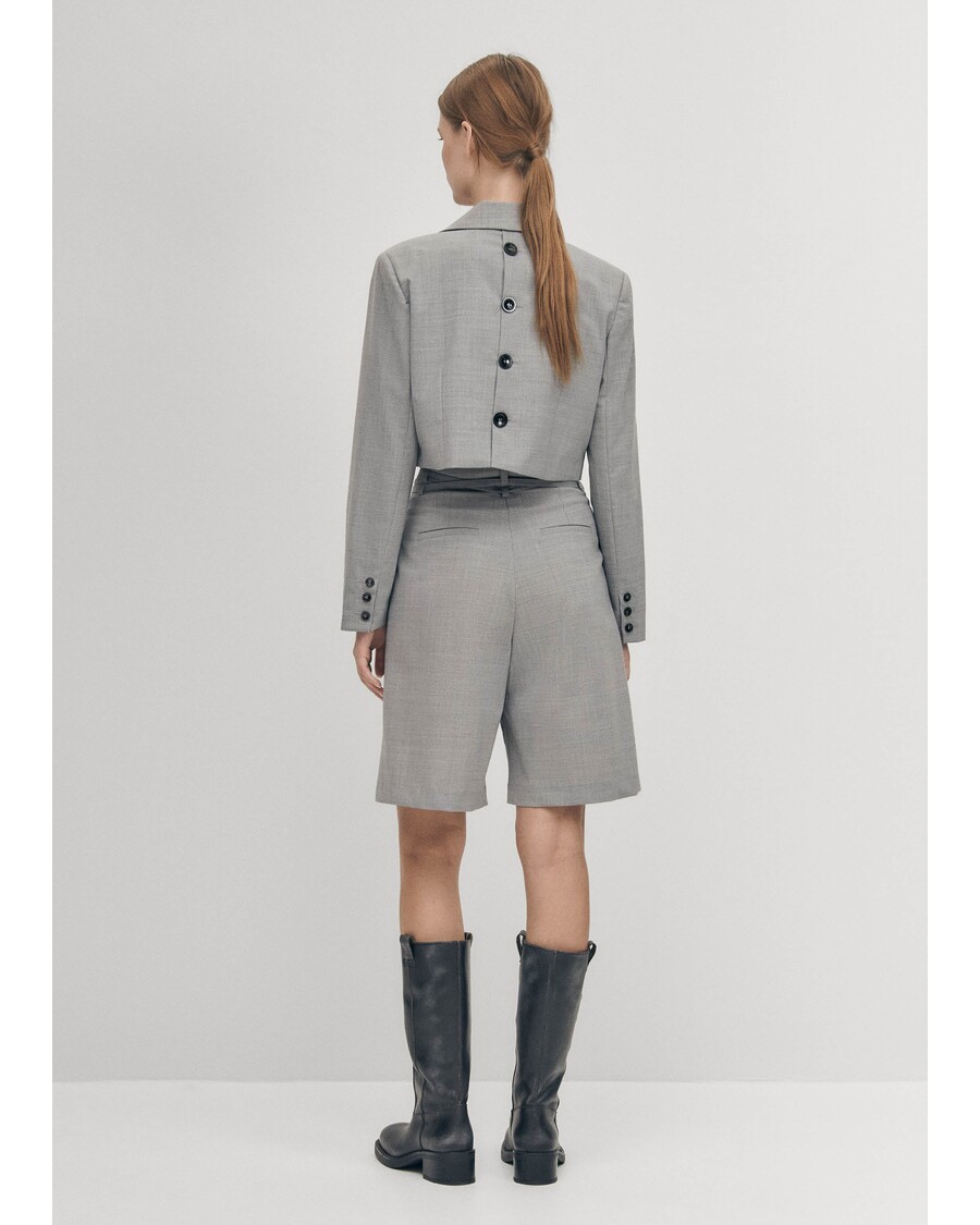 الوهاس جيجي سترة رمادية