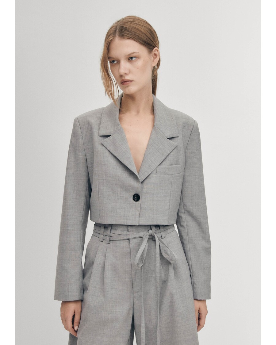 الوهاس جيجي سترة رمادية