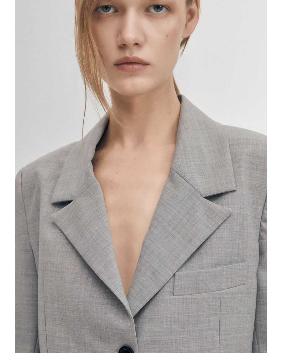 الوهاس جيجي سترة رمادية