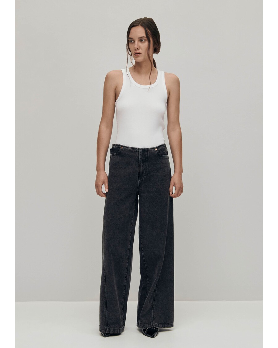 Alohas Magda Schwarze Jeanshose