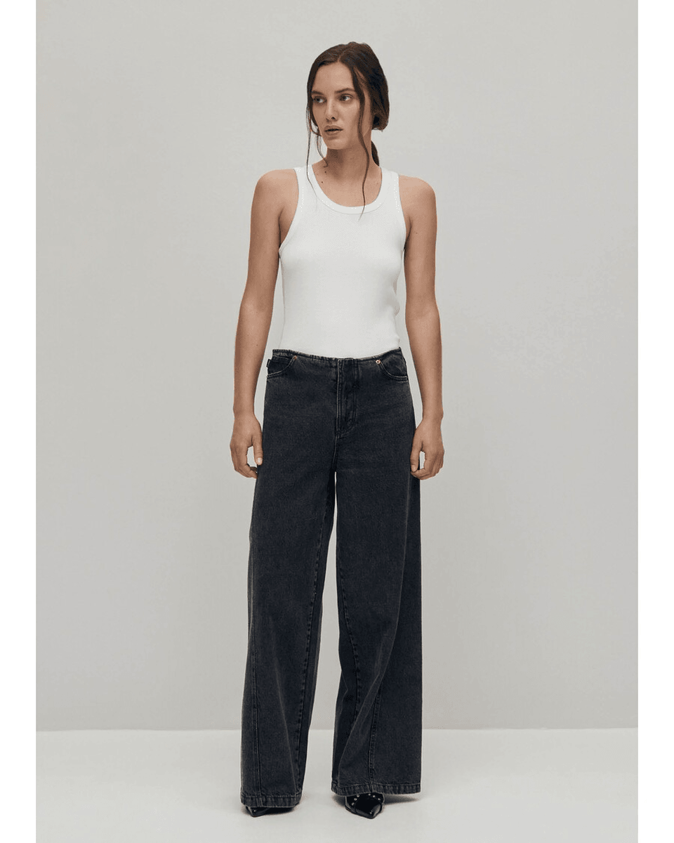 Alohas Magda Black Denim Pants