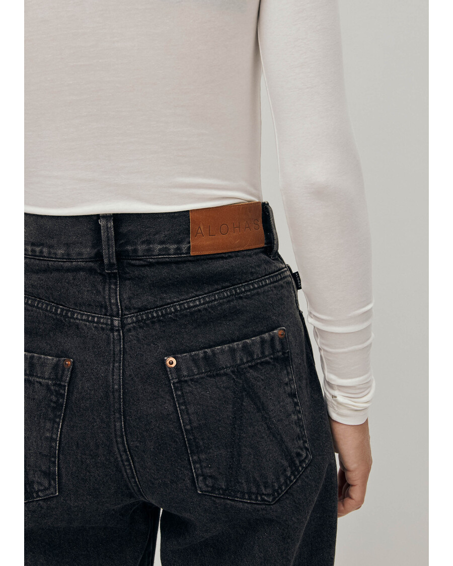 Alohas Kansas Black Denim Pants