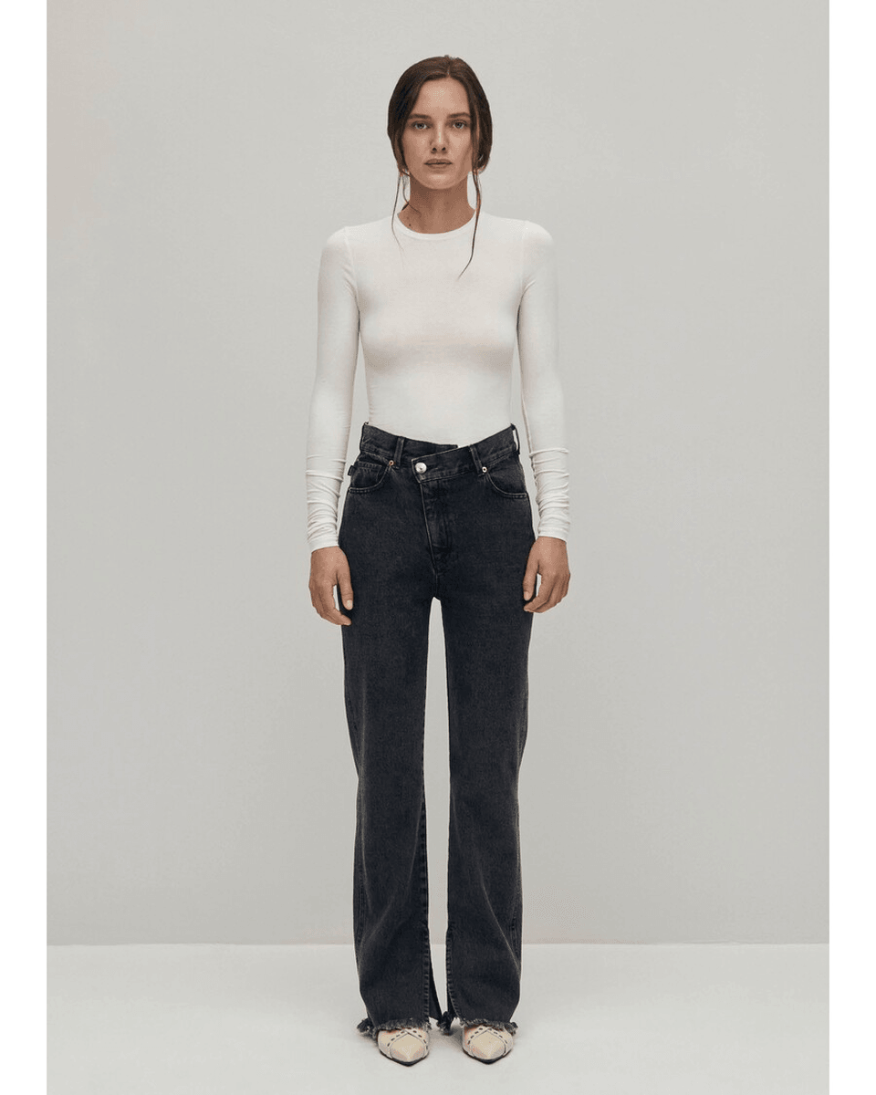 Alohas Kansas Crne Teksas Pantalone