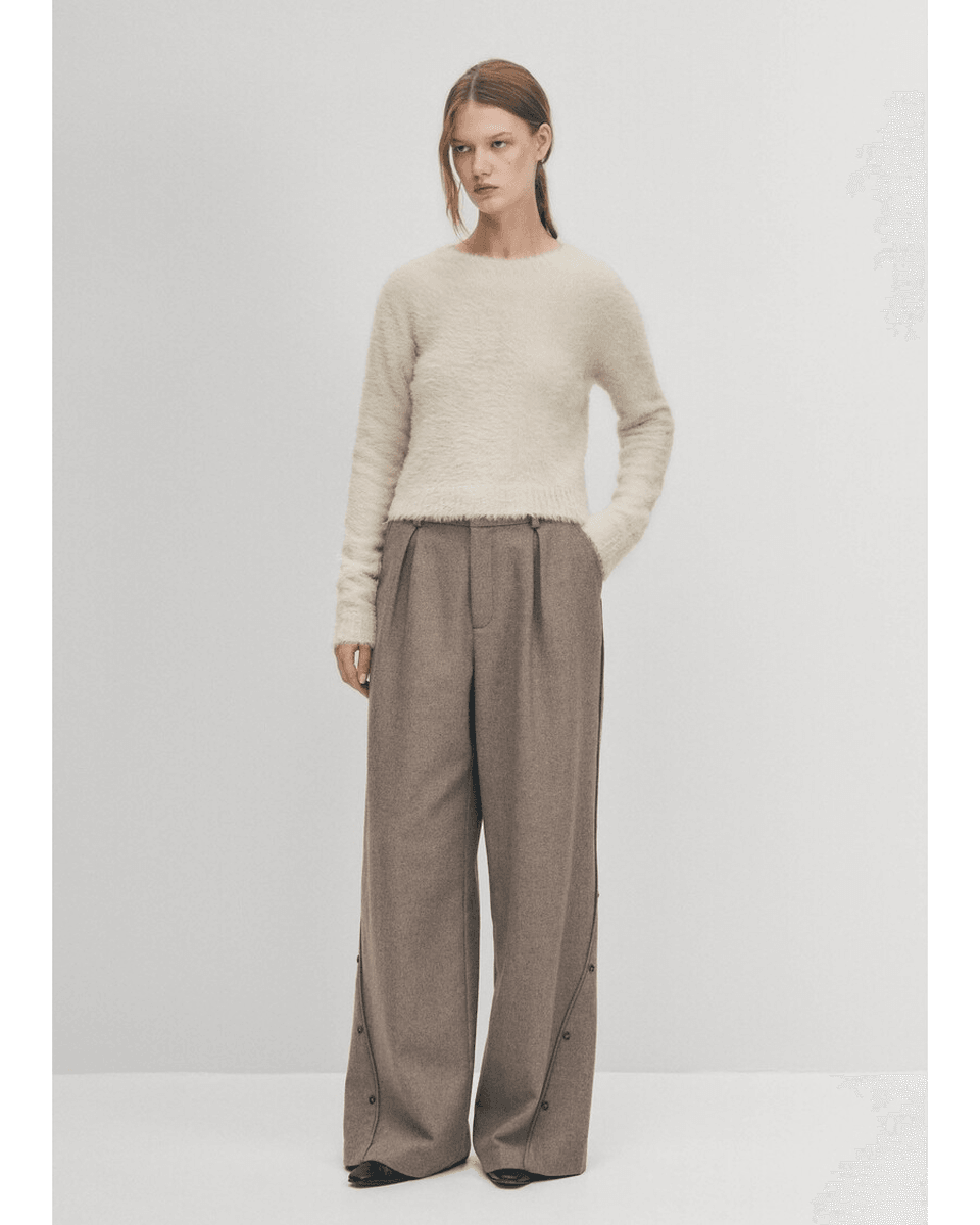 Alohas Deli Ecru Trikotažni Džemper