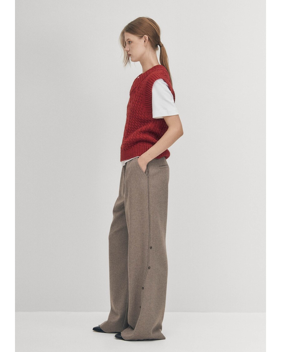 Alohas Cosy Red Tricot Vest