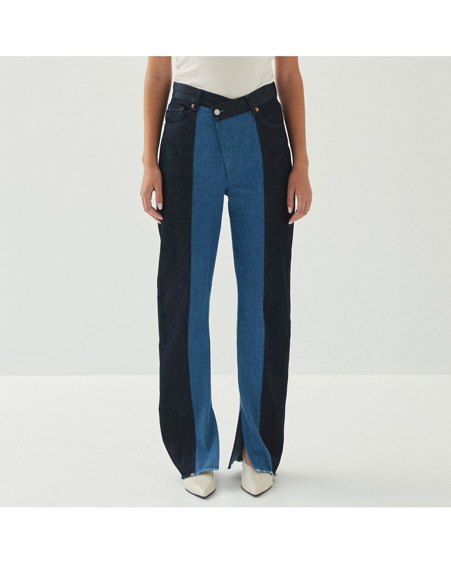 Alohas Kansas Bicolor Indigo Denim Trousers