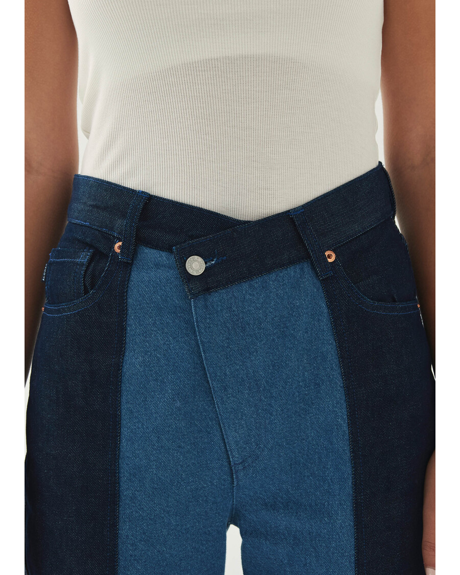 Alohas Kansas Bicolor Indigo Denim Trousers