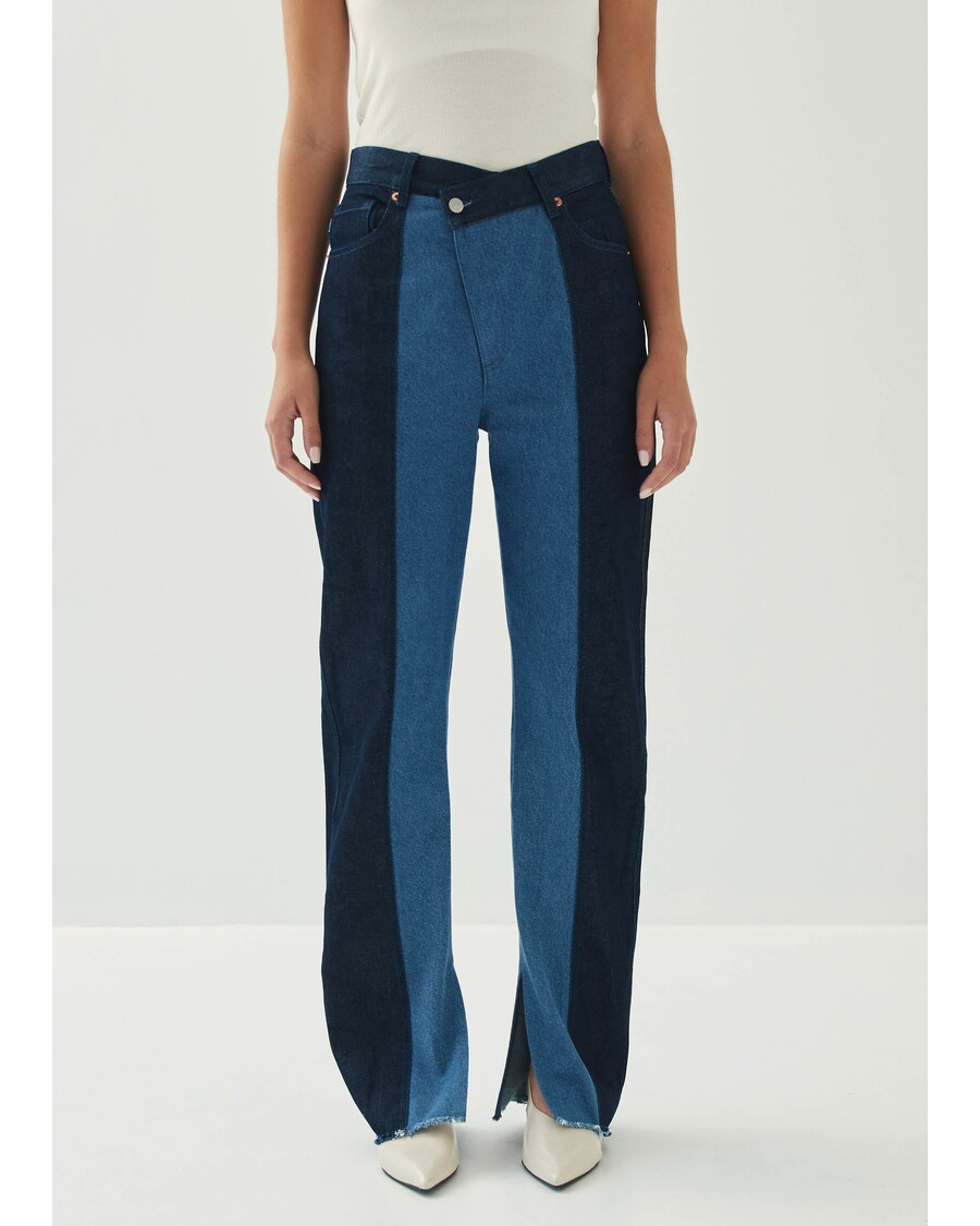 Alohas Kansas Bicolor Indigo Denim Trousers