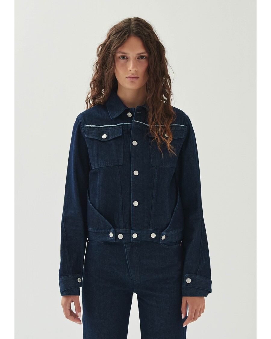 Alohas Sand Indigo Denim Jacket