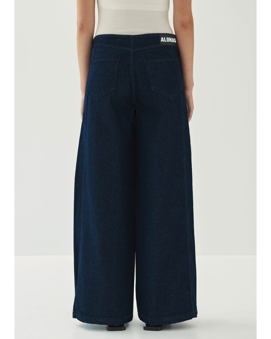 Alohas Magda Indigo Denim Trousers