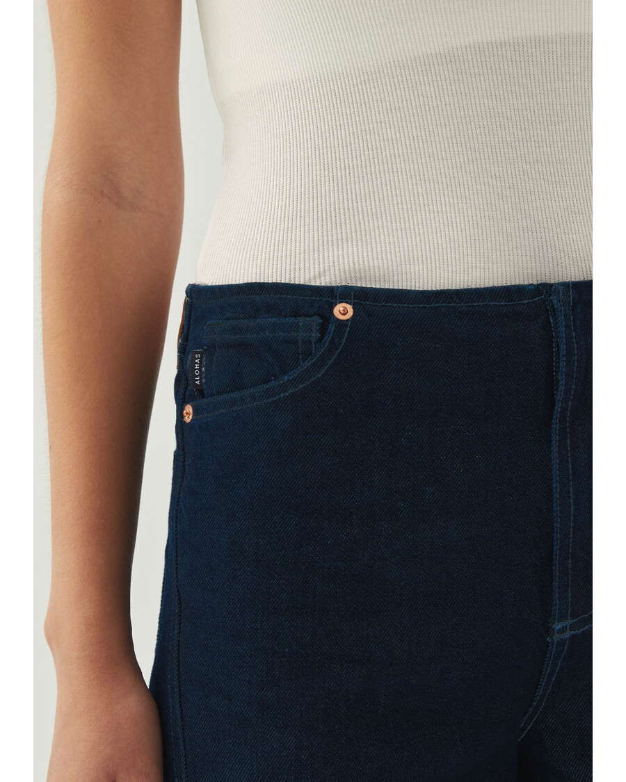 Alohas Magda Indigo Denim Trousers