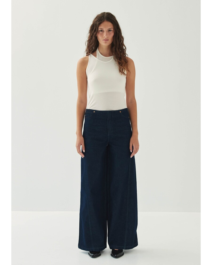 Alohas Magda Indigo Denim Trousers