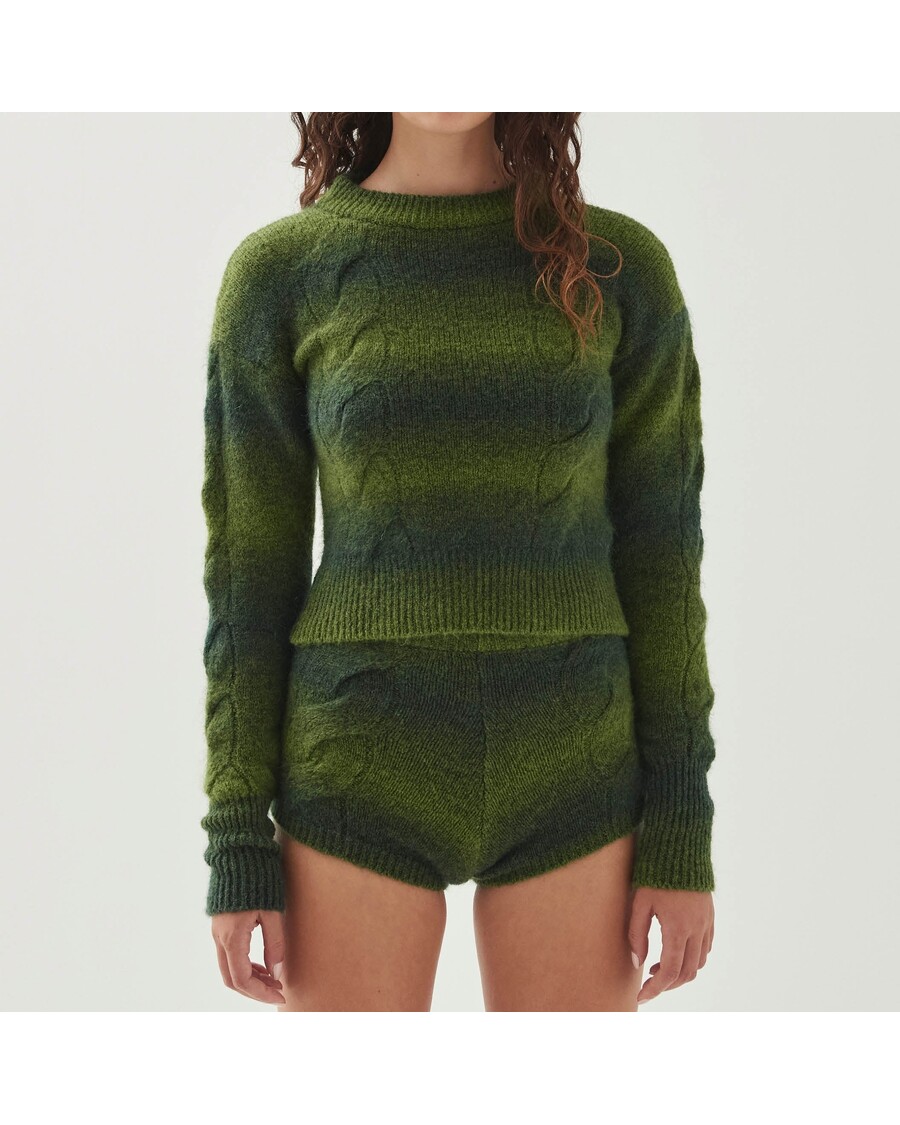 Alohas Aspen Green Sweater