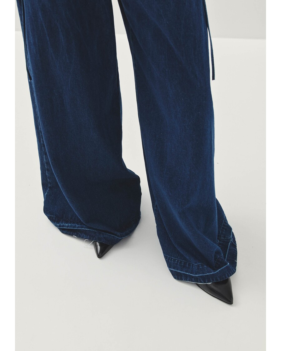 Alohas Tania Blue Denim Jumpsuit