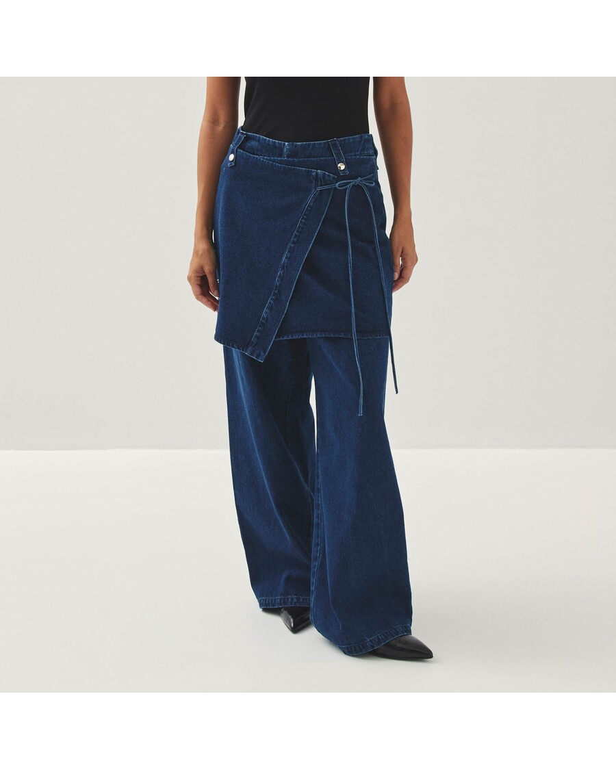 Alohas Liliana Blue Denim Trousers