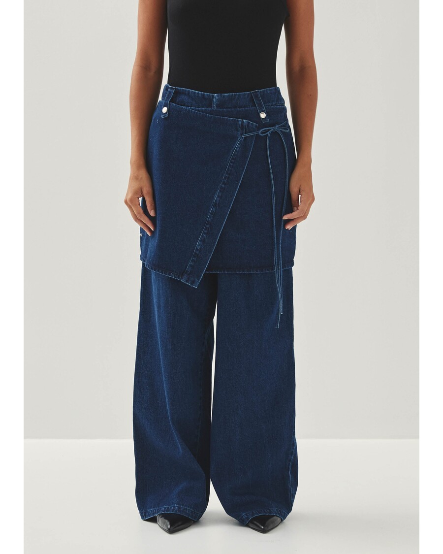 Alohas Liliana Blue Denim Trousers