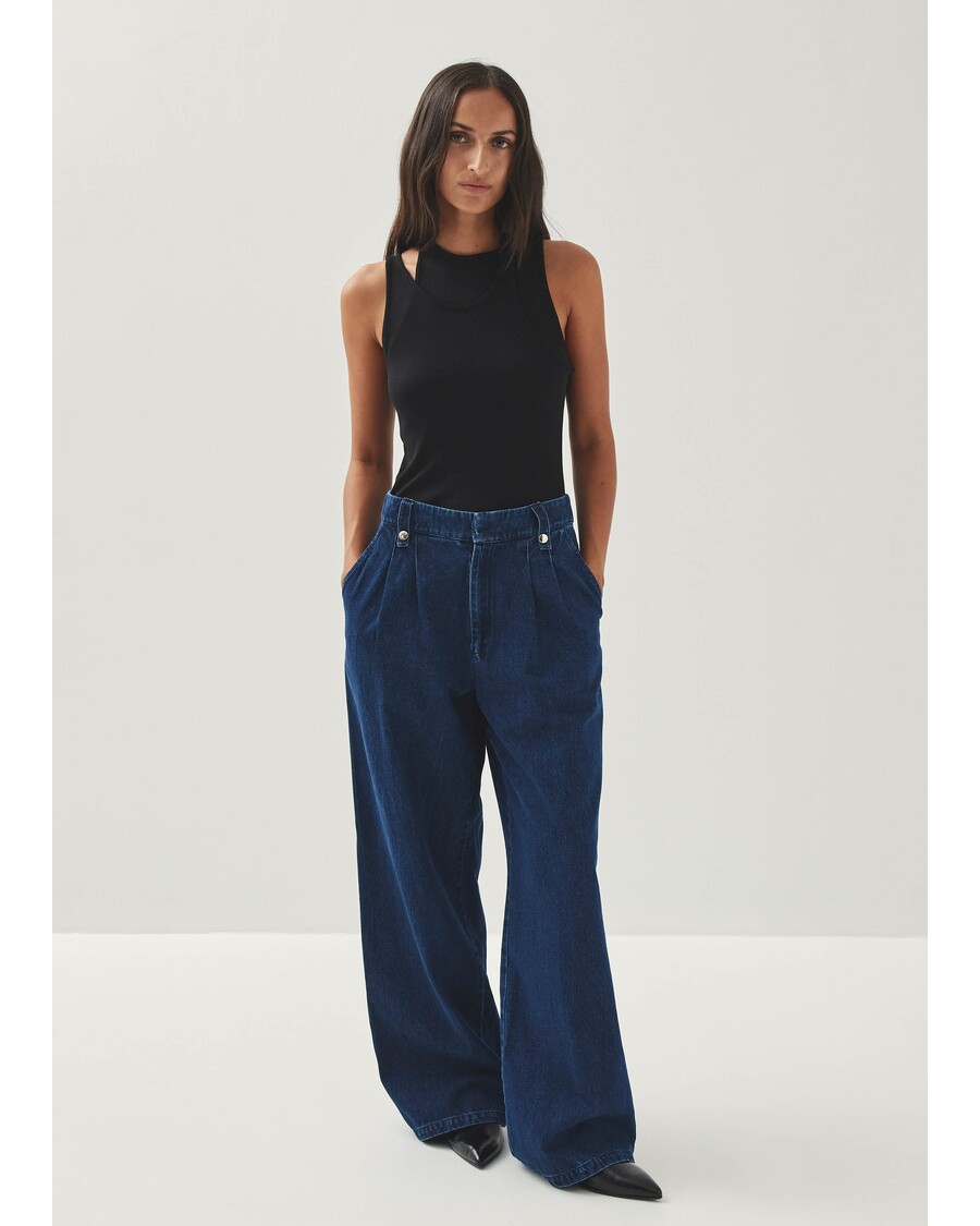 Alohas Liliana Blue Denim Trousers