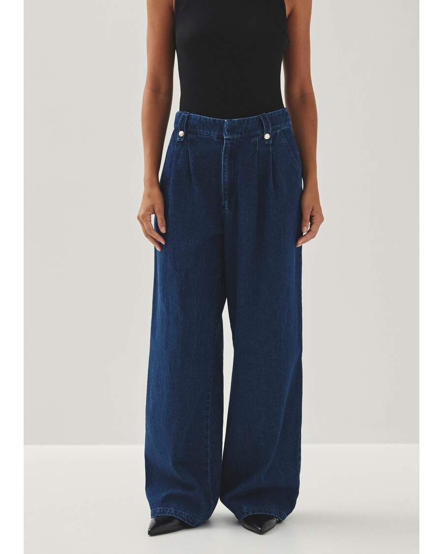Alohas Liliana Blue Denim Trousers