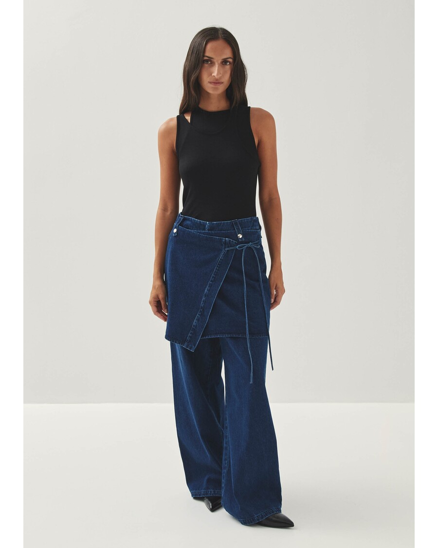 Alohas Liliana Blue Denim Trousers