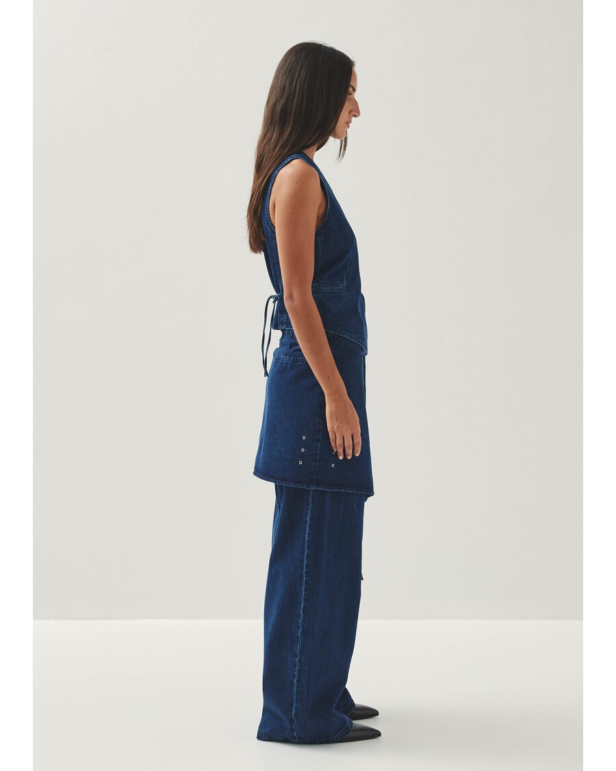 Alohas Sabre Blue Denim Vest