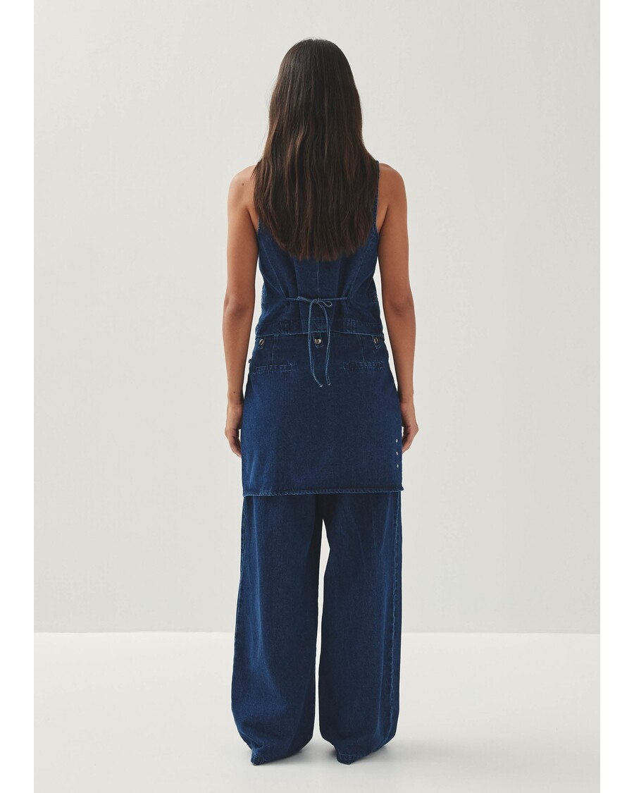 Alohas Sabre Blue Denim Vest